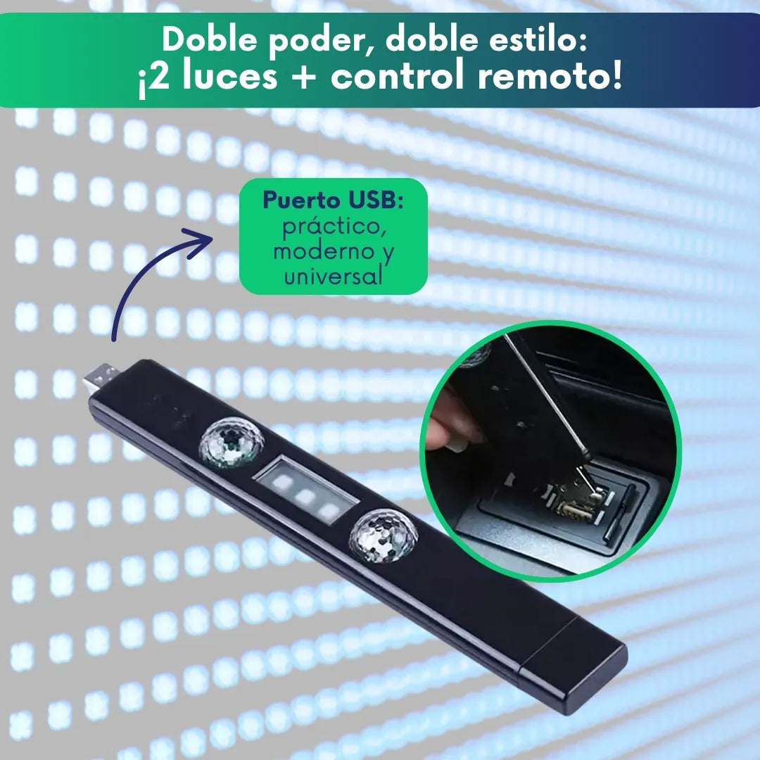 Luz led ambiental inalámbrica - 14 modos