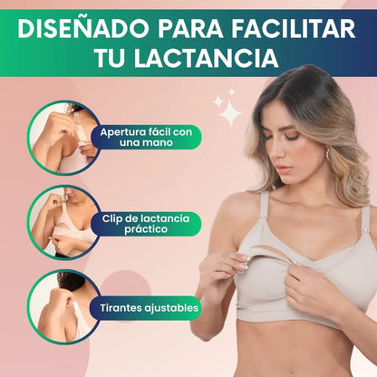 Brasier materno para lactancia - Flexible (Talla única)