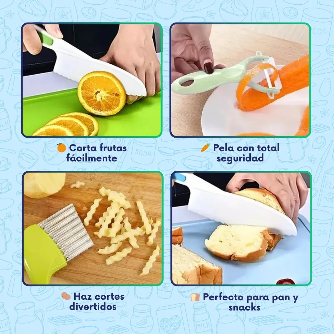 MiniChef™ | Set de cocina Montessori para niños + Regalo 🎁