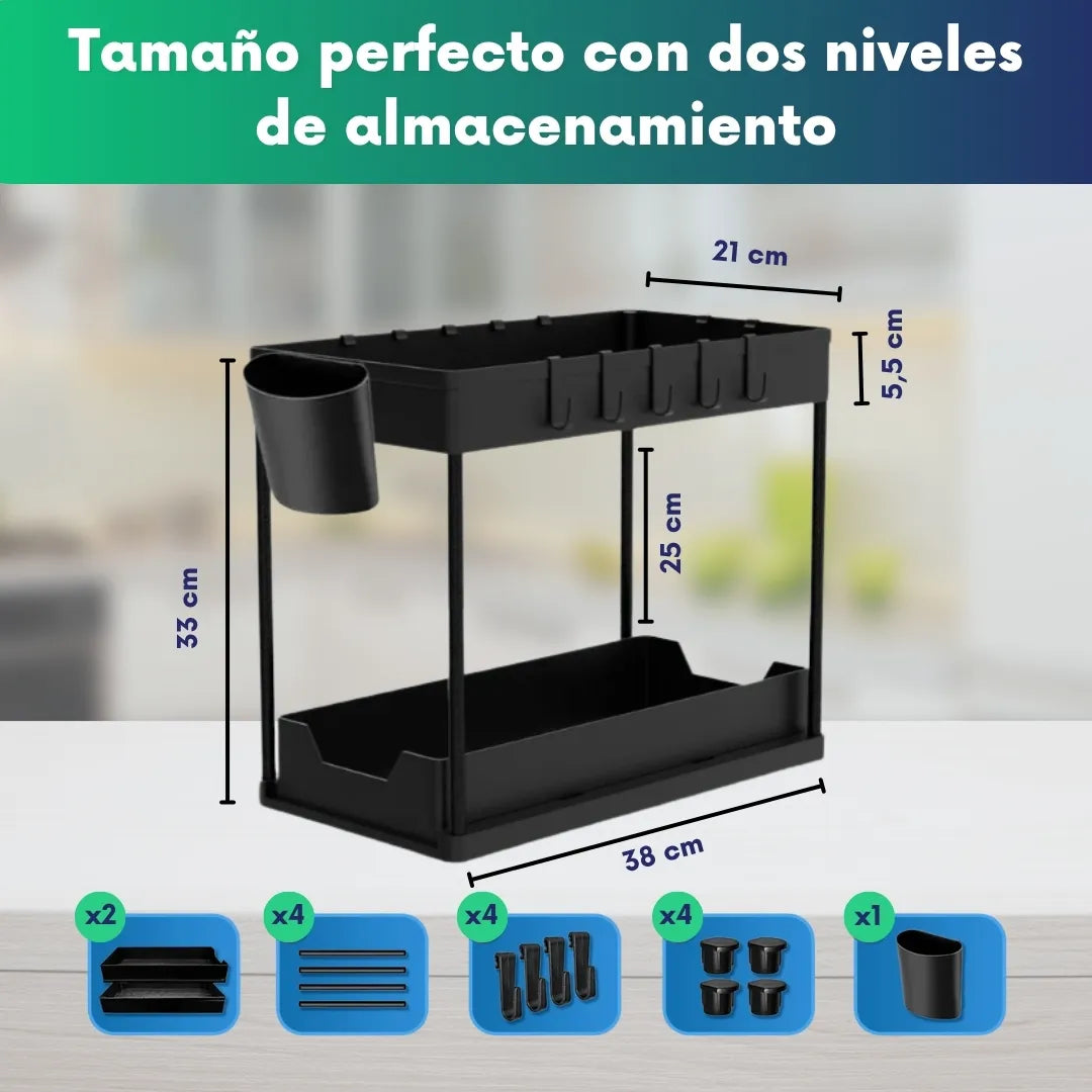 Organizador de cocina multiusos