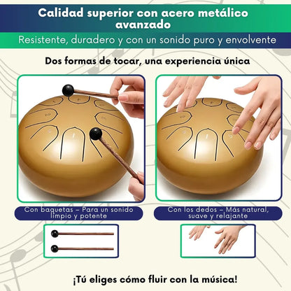 Balmy Drum™ – Tambor de acero con 8 notas