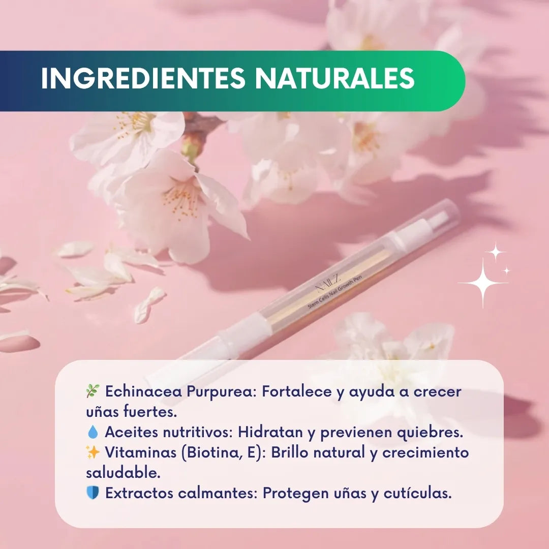 Nailixir™ - 2x1 Lápiz Serúm para el crecimiento de uñas en 2 semanas