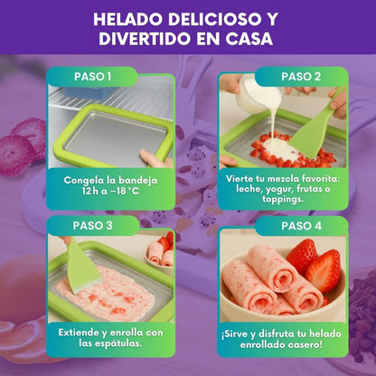 IceRoll™ - Tabla fría para hacer helados caseros + 🎁