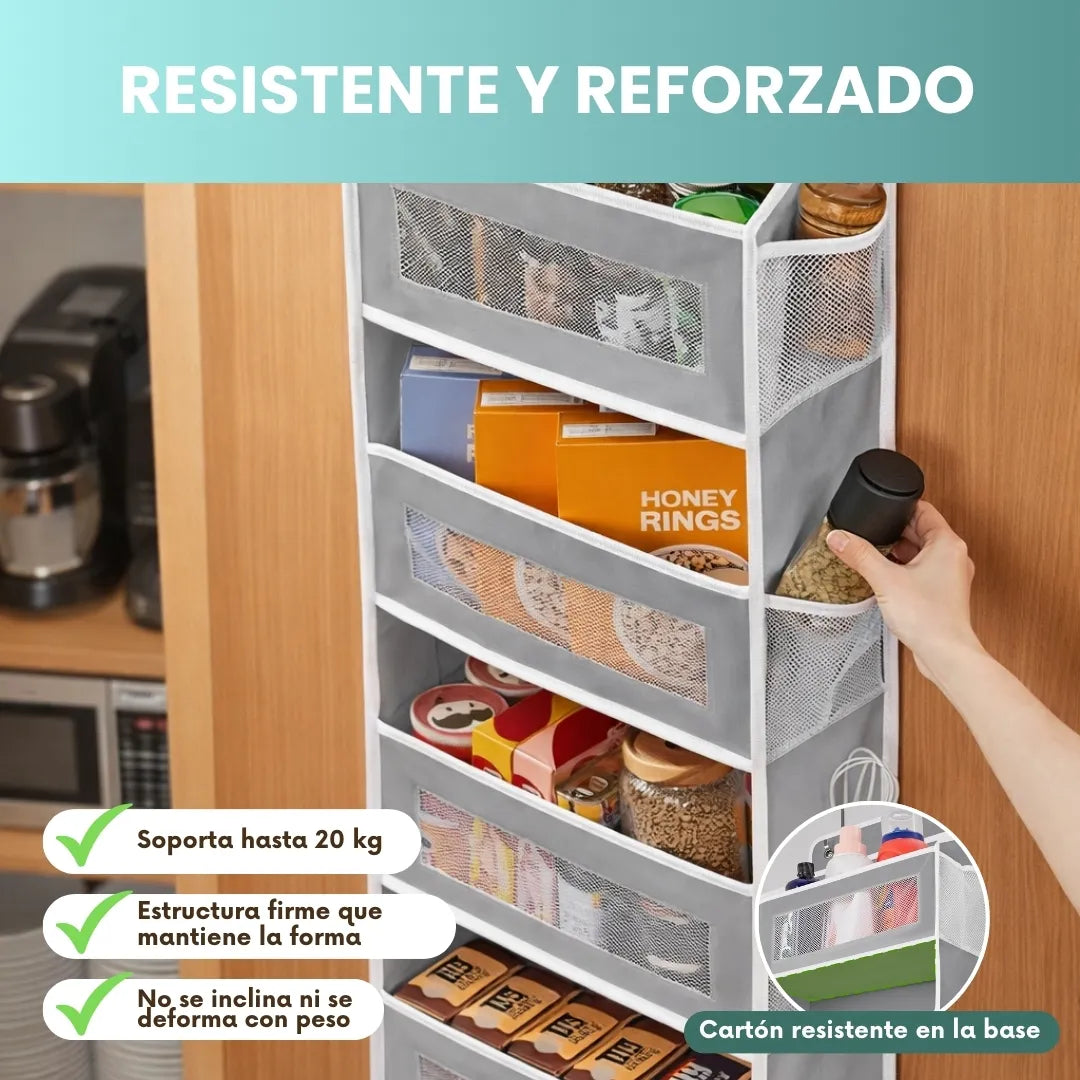 DomuPocket™ - Organizador de puerta plegable 5 bolsillos
