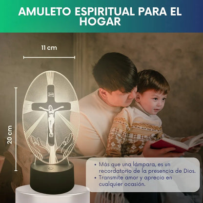 Lámpara LED Cristo 16 colores + eBook 🎁