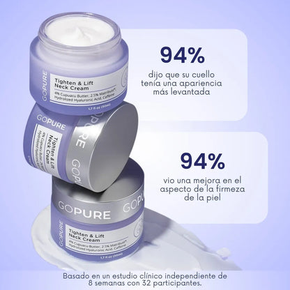 Crema reafirmante para el cuello