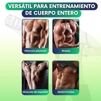 Expansor de pecho, brazos, espalda y abdomen + Masajeador de regalo