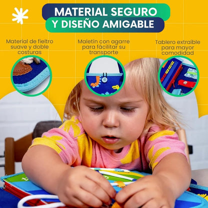 Libro de actividades sensoriales Montessori + Libro Digital 🎁