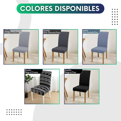 Pack x2 Fundas para sillas impermeables y ajustables