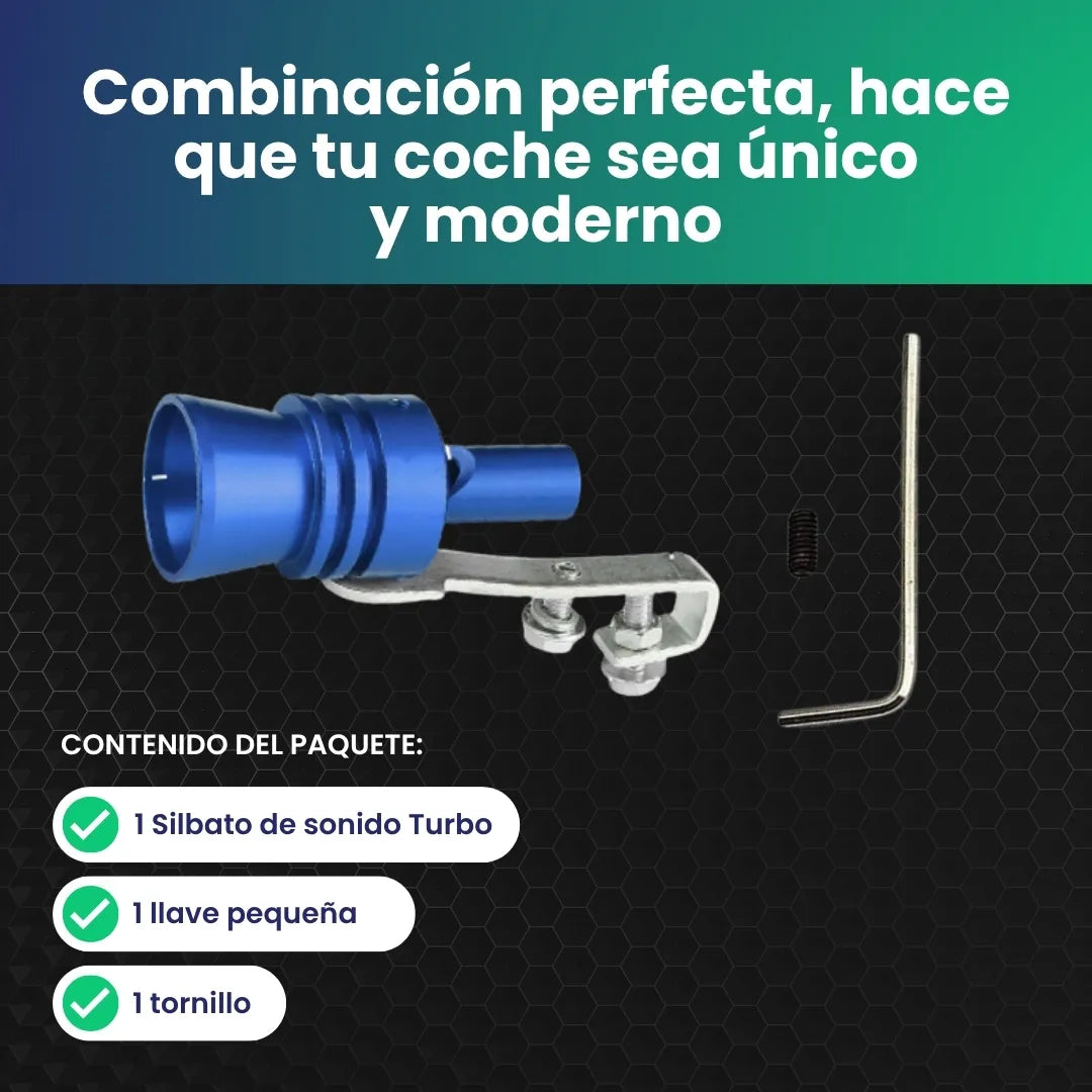 Simulador Turbo para carro y motos - Sonido deportivo
