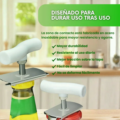 Openix™ - Set x3 abridores de frascos de acero inoxidable
