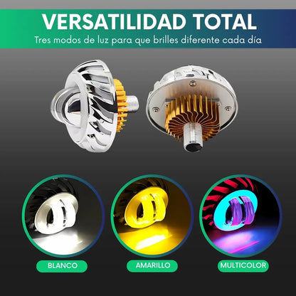Proyector bicolor ojo de diablo