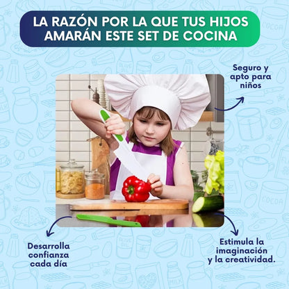 MiniChef™ | Set de cocina Montessori para niños + Regalo 🎁