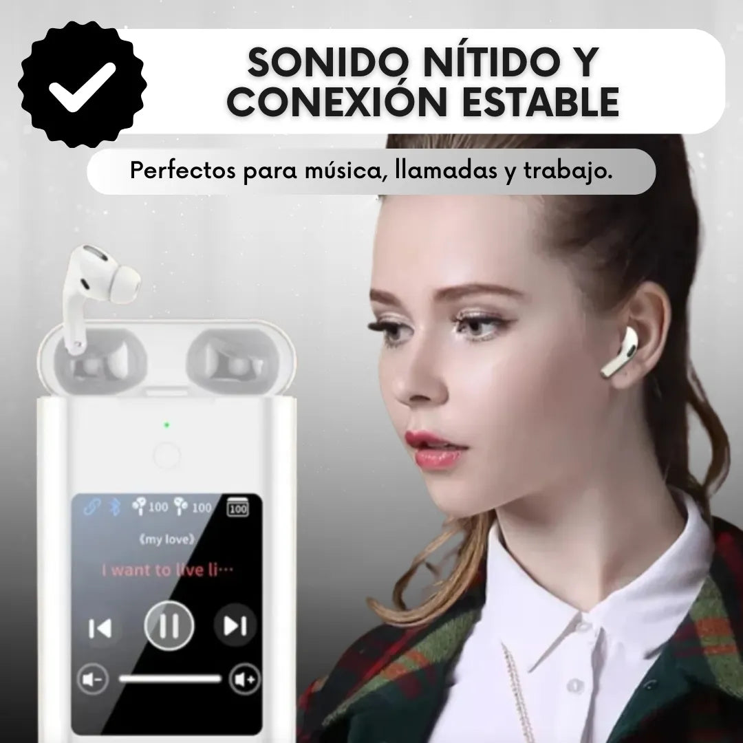 Power Bank 3 en 1 con audífonos y linterna