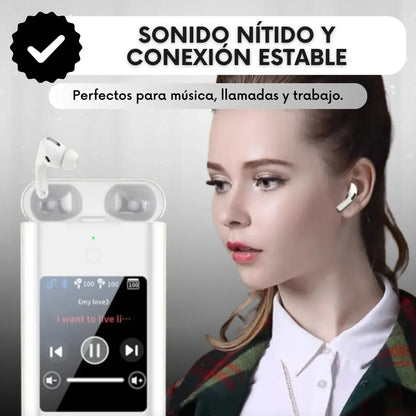 Power Bank 3 en 1 con audífonos y linterna