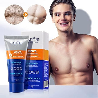 Crema depilatoria masculina - Libre de irritación