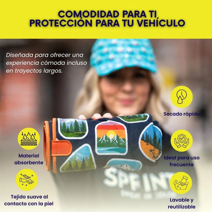 SoftDrive™ - Fundas Protectoras de Asiento de Microfibra Premium
