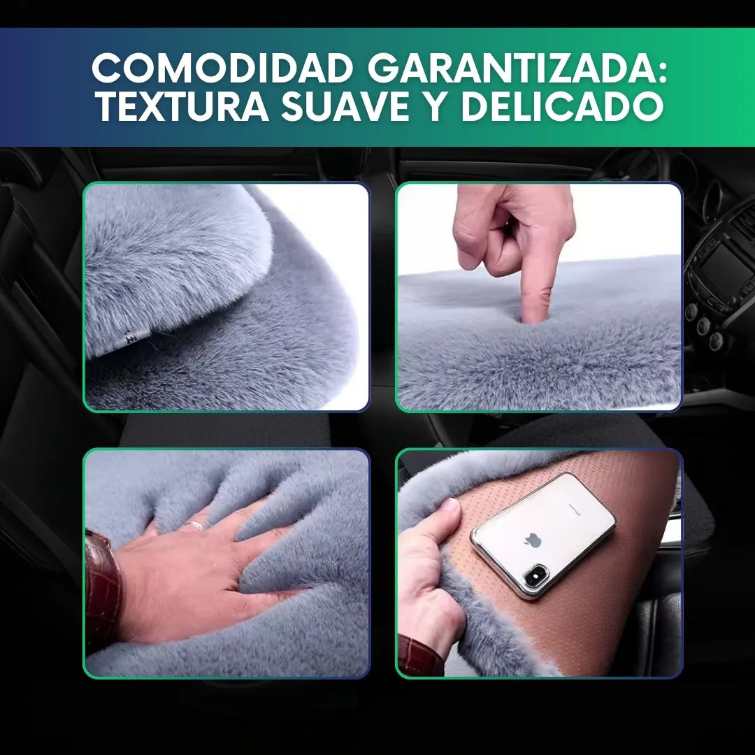 SeatPure™ - Set x 3 Cubreasientos de felpa