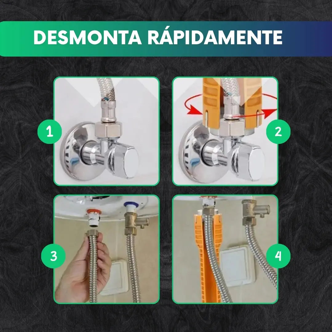Llave multiuso para griferia 14 en 1
