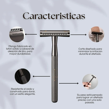 Shavest® - Rasuradora Reutilizable + 10 cuchillas🎁
