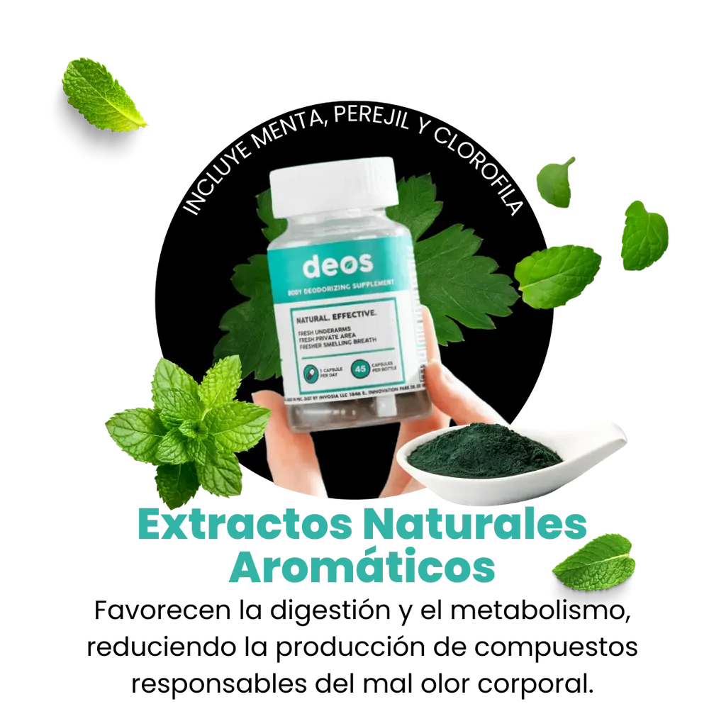 DEOS desodorante 100% natural - Elimina todos los malos olores de raíz