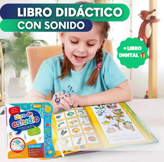 Libro didáctico con sonido + libro digital 🎁