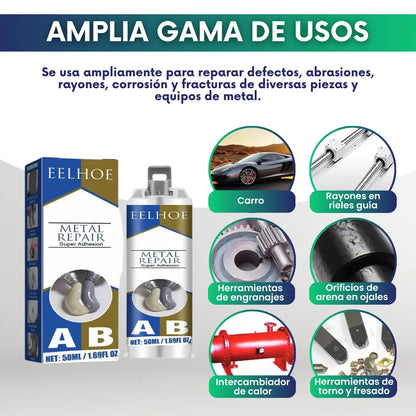Pegamento mágico de metal dos componentes