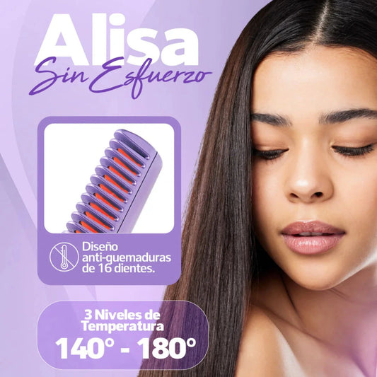 Peine Alisador Recargable con tecnología iónica