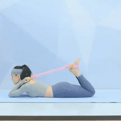 FlexiFit Pro - Banda elástica con pedal + Manual digital de ejercicios 📚
