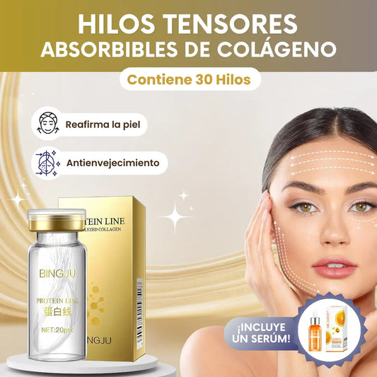 Hilos tensores absorbibles de colágeno + Serúm 🎁