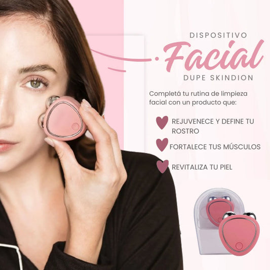Masajeador facial Microcorriente -  Rostro perfilado y rejuvenecido en 5 minutos 💆‍♀️