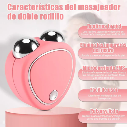 Masajeador facial Microcorriente -  Rostro perfilado y rejuvenecido en 5 minutos 💆‍♀️