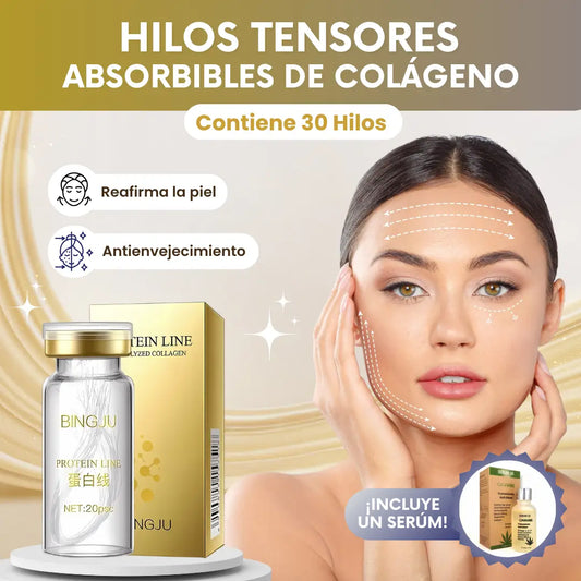 Hilos tensores absorbibles de colágeno + Serúm 🎁